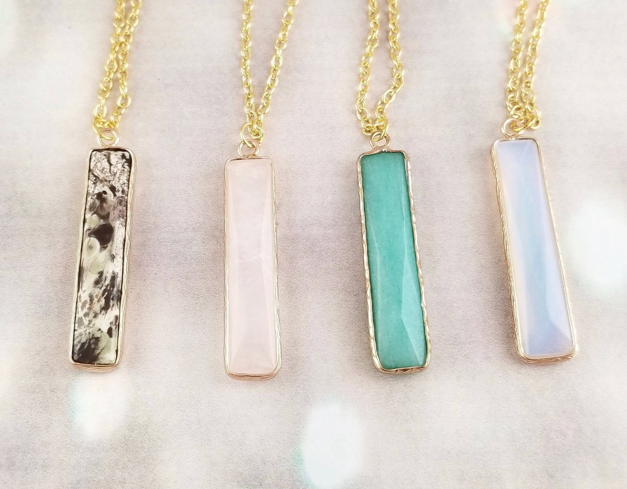 Crystal Bar Necklace