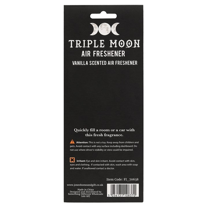 Triple Moon Vanilla Scented Air Freshener 3 Pack