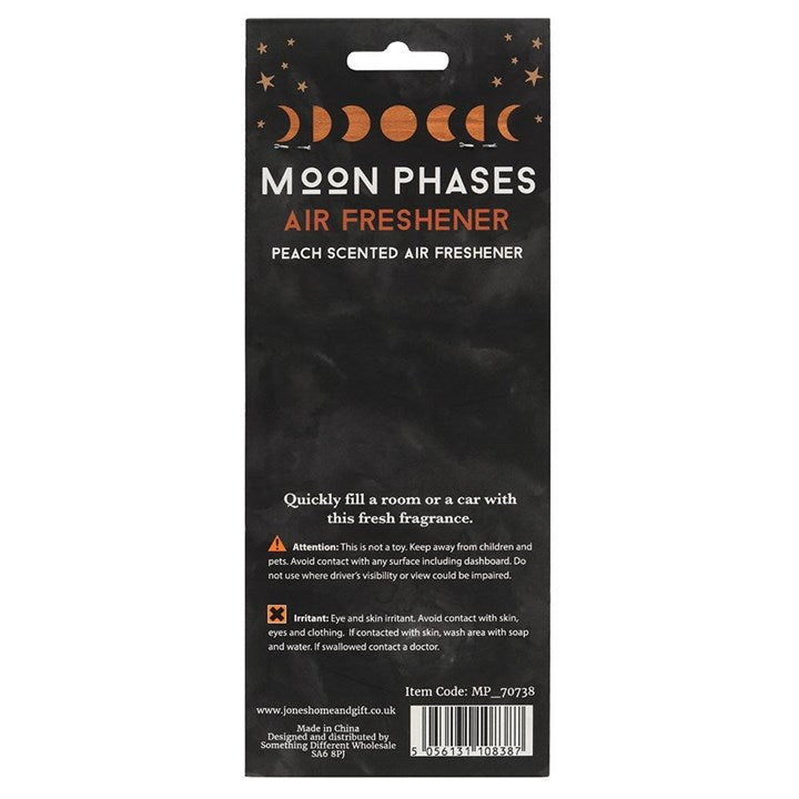 Moon Phases Peach Scented Air Freshener 3 Pack