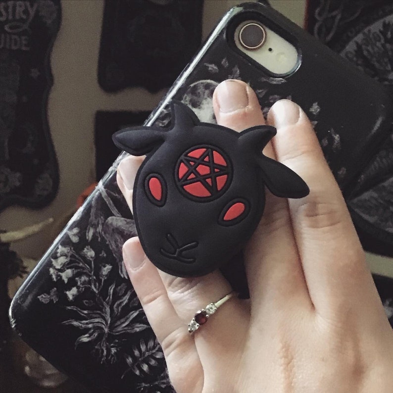 Pentacle Baby Goat Phone Grip